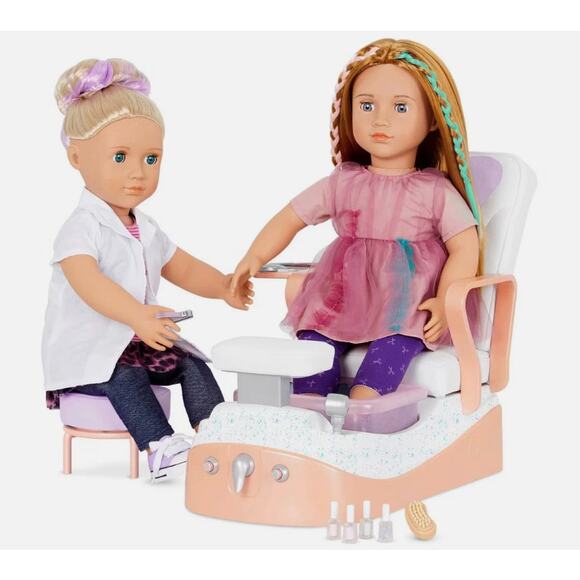 Our Generation Yay Spa Day! Salon Chair Accessory Set for 18
